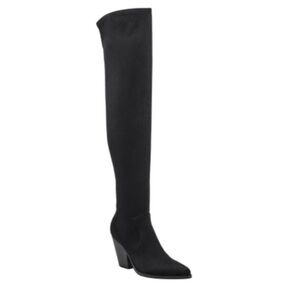 Marc Fisher Gwyneth Over The Knee Boot In Black